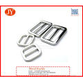 zinc alloy silver slider ring buckles for handbags